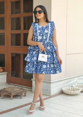 Olivia Indigo Dress