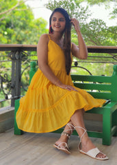 Yellow Frill Dress