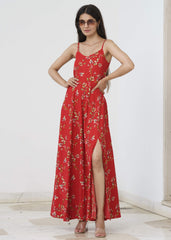 Red Melisa Dress