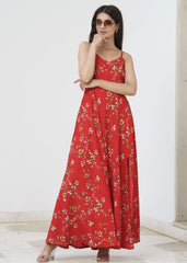 Red Melisa Dress