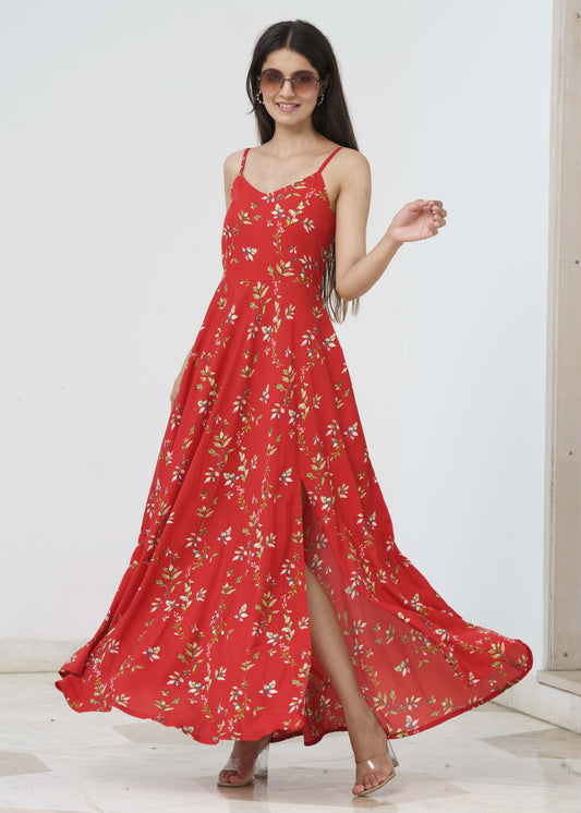 Red Melisa Dress