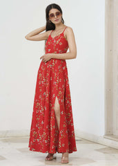 Red Melisa Dress