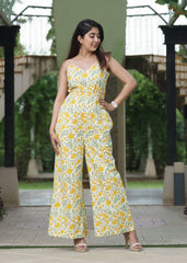 Yellow Lily Jumpsuit