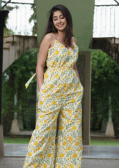 Yellow Lily Jumpsuit