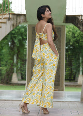 Yellow Lily Jumpsuit