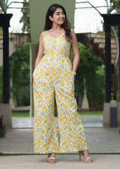 Yellow Lily Jumpsuit