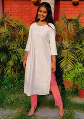 White Classic Kurta