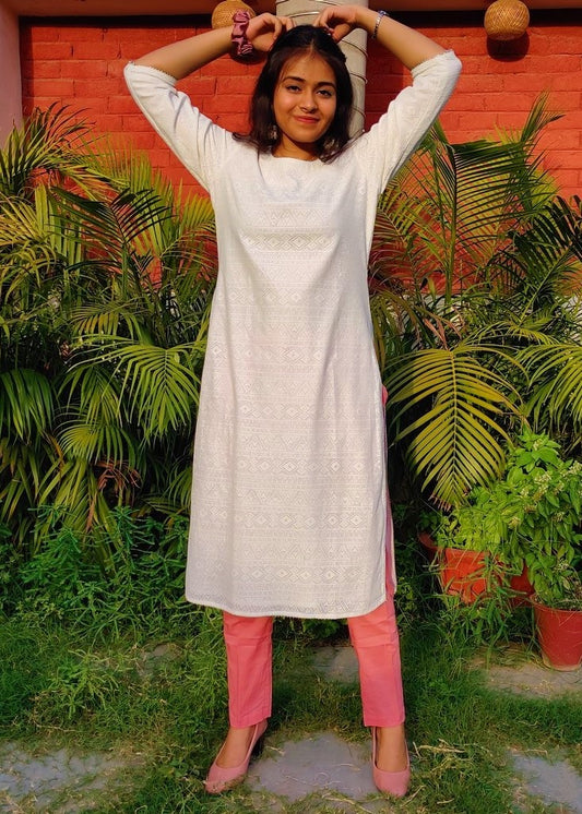 White Classic Kurta