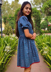 Blue Floral Dress