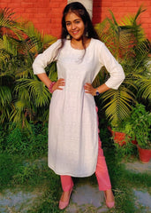 White Classic Kurta