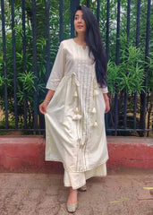 Off White Kurta Set