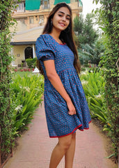 Blue Floral Dress